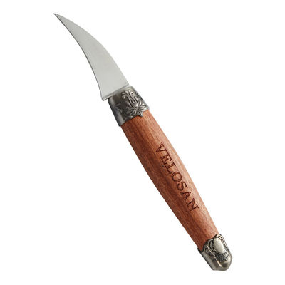 Black Walnut Knife Set Stainless Steel Hardness ABS 0.1kg Customized Logo
