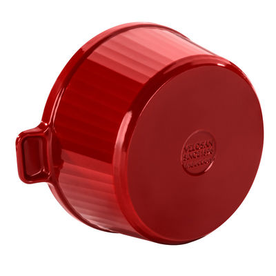 Tough Enamel 32cm Cast Iron Stock Pots 4.7kg Boiling Pot 3 Layers Coating