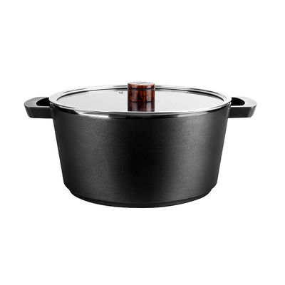 32cm Aluminium Milk Pan Non Textured Multi Layer Die Cast Aluminium Pot