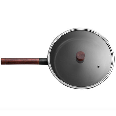 Rapidly Heating Oil Less Stir Frying Pan ILAG Coating For Stoves