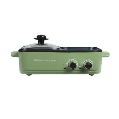 1L Multifunctional Small Domestic Appliance Grill Hot Pot Pan Non Stick 220V