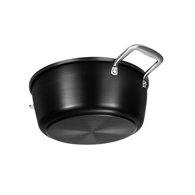 28cm Three Piece Flat Bottom Wok Set Stir Fry Pan Non Stick 1.25kg