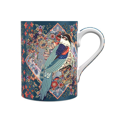 0.35kg Bone China Cups Tea Mugs 11.3cm With Beautiful Patterns