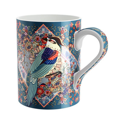 0.35kg Bone China Cups Tea Mugs 11.3cm With Beautiful Patterns