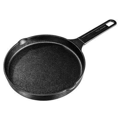 2.1kg Cast Iron Cookware Pan 24cm Frying Pan Thickened Bottom Drawing texture