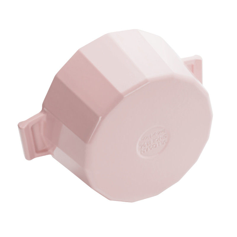 Pink 3.8L Induction Soup Pot Heated Evenly 32cm Enamel Cast Iron Pot